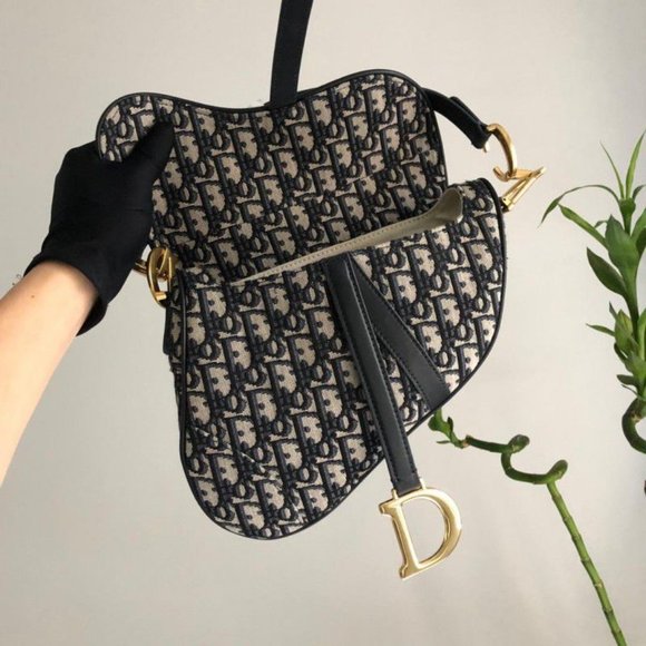 Dior Saddle Bag Large Blue - Picture 4 of 11